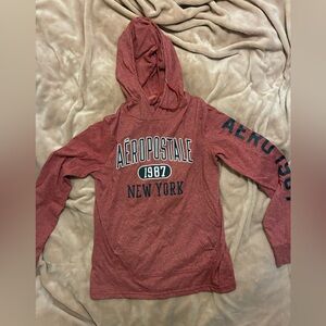 Aeropostale Maroon Hoodie with Logo